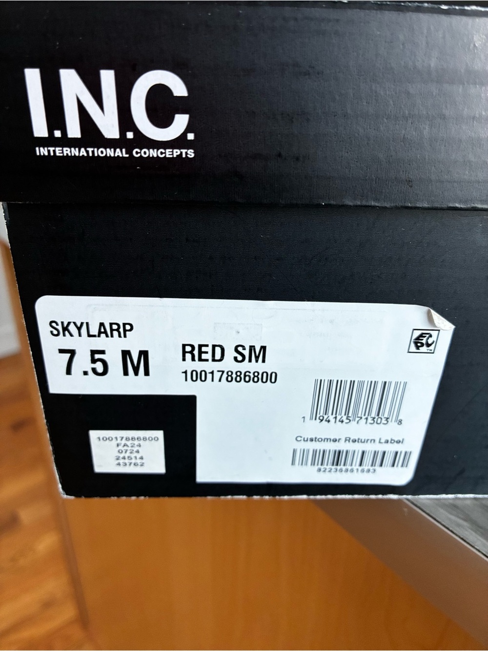 INC International Concepts Red Over-the-Knee Pointed Toe Stiletto Boots - Picture 7 of 7